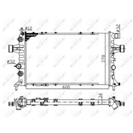 58178A Radiaator,mootorijahutus NRF