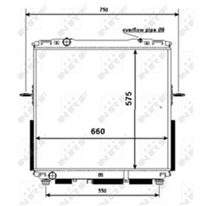 NRF 53367 Mootori radiaator sobib: KIA SORENTO I 2.4 08.02 