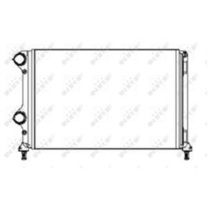 NRF 53245A Mootori radiaator sobib: MERCEDES E (W210) FIAT DOBLO, DOBLO/MIN