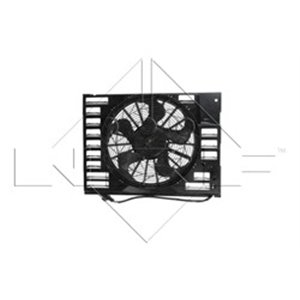 NRF 47215 - Radiator fan (with housing) fits: BMW 7 (E65, E66, E67) 3.6/4.4 07.01-03.05