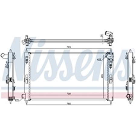 67359 Radiaator,mootorijahutus NISSENS