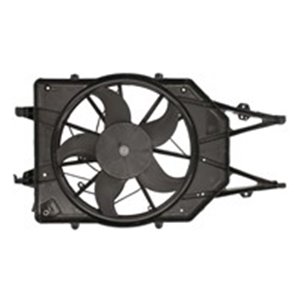 NRF 47475 - Radiator fan (with housing) fits: FORD FIESTA V, FOCUS I, FUSION; MAZDA 2 1.25-2.0 10.98-12.12