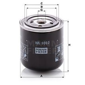 WA 9002 Coolant filter fits: DAF CF, CF 85, XF 105, XF 106 1DB2022 1NA06 