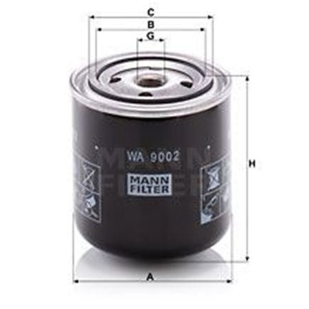 WA 9002 Jahutusvedeliku filter MANN-FILTER