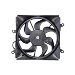 NISSENS 85014 - Radiator fan (with housing) fits: TOYOTA AVENSIS 1.6/1.8/2.0 09.97-02.03