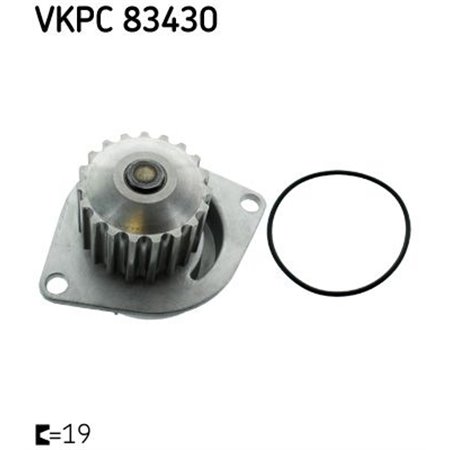 SKF VKPC 83430 - Water pump fits: CITROEN BERLINGO, BERLINGO MULTISPACE, BERLINGO/MINIVAN, C2, C3 I, C3 III, C3 PLURIEL, C4, C4 