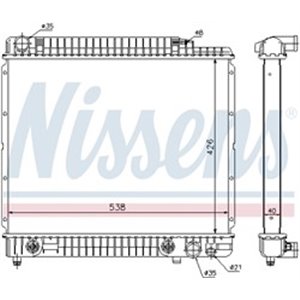 NIS 62724A Mootori radiaator sobib: MERCEDES 123 (C123), 123 (W123), 123 T M