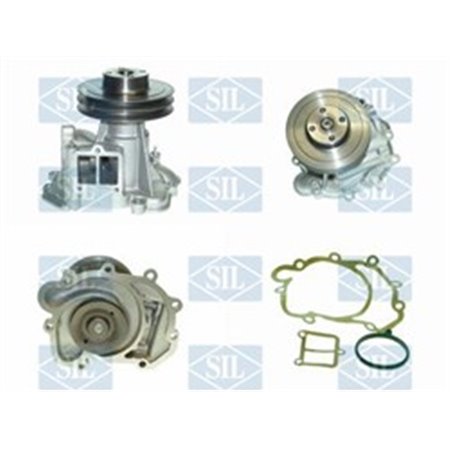 SIL PA466P - Water pump fits: MERCEDES S (C126), S (W126), SL (R107) 3.8/4.9 12.79-08.89