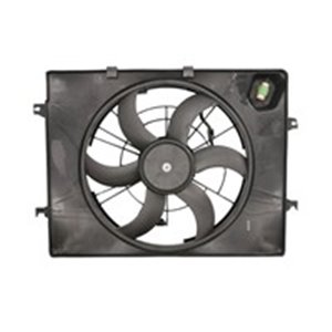 NRF 47564 - Radiator fan (with housing) fits: HYUNDAI GRANDEUR, SONATA VI; KIA OPTIMA 2.0/2.4 06.10-