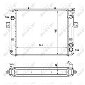 52278A Radiaator,mootorijahutus NRF - Top1autovaruosad