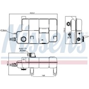 996260 Paisuntasäiliö, jäähdytysneste NISSENS - Top1autovaruosad