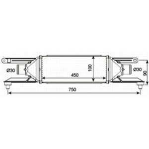 NRF 30751 Vahejahuti sobib: FIAT GRANDE PUNTO, PUNTO, PUNTO EVO 1.3D 10.05 