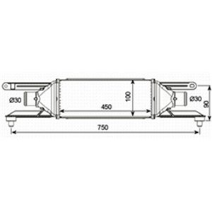 NRF 30751 - Intercooler fits: FIAT GRANDE PUNTO, PUNTO, PUNTO EVO 1.3D 10.05-