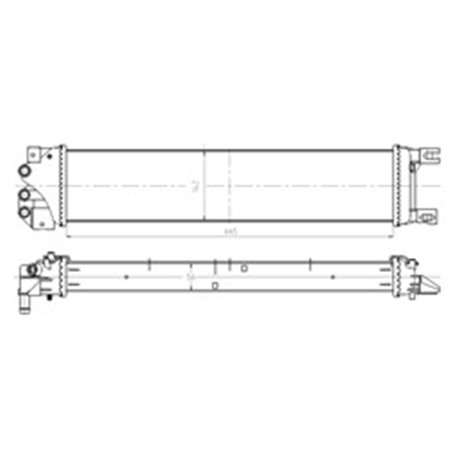 550026 Radiaator,mootorijahutus NRF