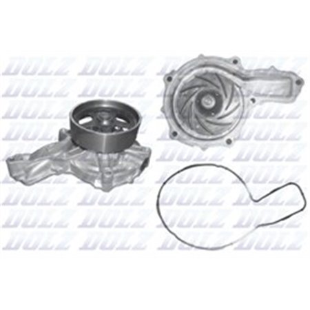 DOLZ V209 - Water pump (with pulley: 140mm) fits: VOLVO FM9 D9A260/D9A300/D9A340 12.01-09.05