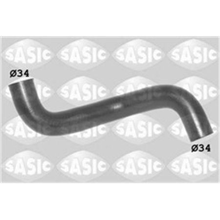 SASIC 3406478 - Cooling system rubber hose top (34mm/34mm) fits: TOYOTA AURIS, COROLLA 1.6 11.06-12.18