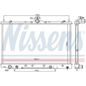 NISSENS 628975 - Engine radiator (Automatic) fits: MITSUBISHI GRANDIS 2.4 04.04-12.11