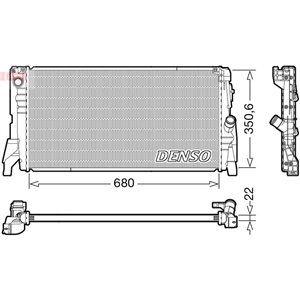 DENSO DRM05118 - Engine radiator fits: MINI (F55) 1.2 06.14-10.17