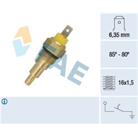 37630 Temperaturbrytare, radiatorfläkt FAE