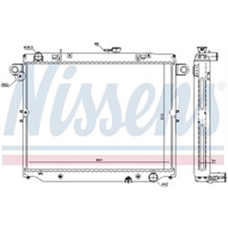 NISSENS 64881 - Motorkylare passar: TOYOTA LAND CRUISER 100 4.2D 01.98-08.07