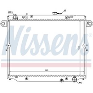 NIS 64882 Mootori radiaator sobib: LEXUS LX TOYOTA LAND CRUISER 100 4.7 01