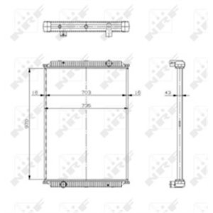 509564 Radiaator,mootorijahutus NRF - Top1autovaruosad