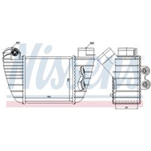 96682 Charge Air Cooler NISSENS - Top1autovaruosad