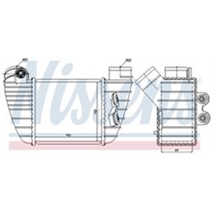 NISSENS 96682 - Intercooler fits: AUDI A3, TT; SEAT LEON 1.8 10.98-06.06