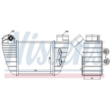 96682 Charge Air Cooler NISSENS