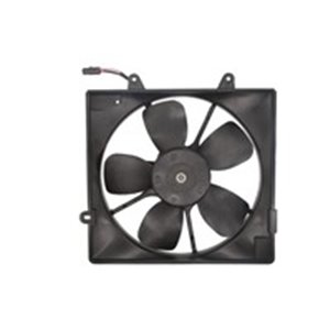 NRF 47601 - Radiator fan (with housing) fits: KIA CARNIVAL I, CARNIVAL II 2.5/2.9D 08.99-06.06