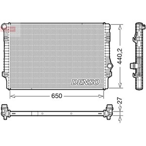 DRM32049 Mootori radiaator sobib: AUDI A3, TT SEAT ATECA, LEON, LEON SC, 