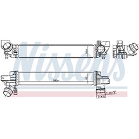 961233 Charge Air Cooler NISSENS