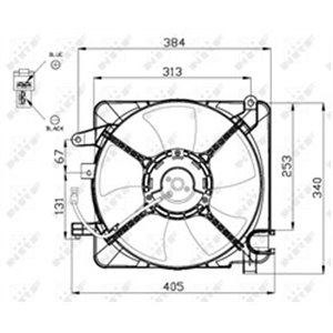 47449 Fan, engine cooling NRF - Top1autovaruosad