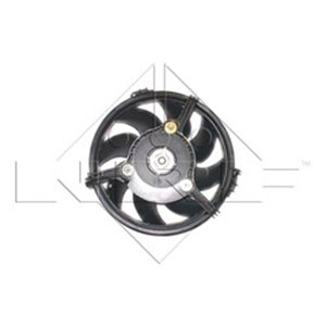 NRF 47207 - Radiator fan (with housing) fits: AUDI A4 B5, A6 C5, A8 D2, ALLROAD C5 1.8-4.2 01.97-08.05