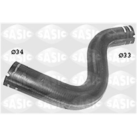 SASIC SWH6617 - Cooling system metal pipe top fits: FIAT PUNTO 1.9D 09.99-03.12