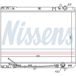 NIS 66671 Mootori radiaator sobib: KIA CARNIVAL III 2.9D 04.06 