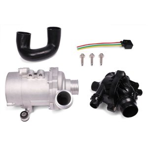 HEPU P481-TH - Water pump (with thermostat) fits: BMW 1 (E81), 1 (E82), 1 (E87), 1 (E88), 3 (E90), 3 (E91), 3 (E92), 3 (E93), 5 