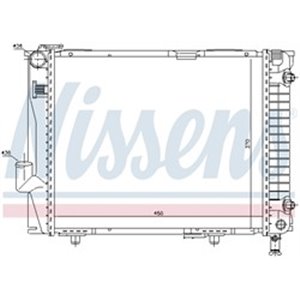 NISSENS 62711 - Engine radiator fits: MERCEDES 124 (A124), 124 (C124), 124 T-MODEL (S124), 124 (W124), E (A124), E (C124), E T-M