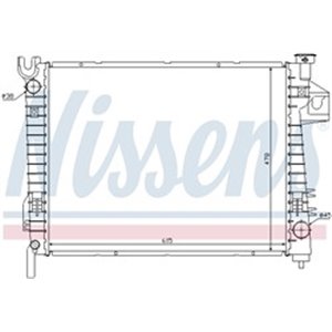 NIS 69018 Mootori radiaator sobib: DODGE RAM 2500 5.9D 01.02 12.09