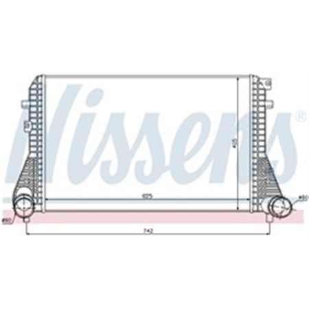 96542 Charge Air Cooler NISSENS