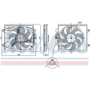 85921 Fan, engine cooling NISSENS - Top1autovaruosad