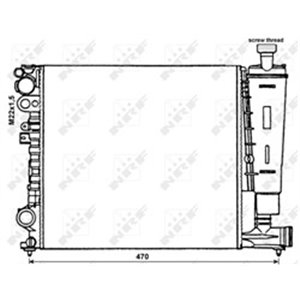 NRF 58959 Mootori radiaator sobib: CITROEN EVASION, JUMPY FIAT SCUDO, ULYS