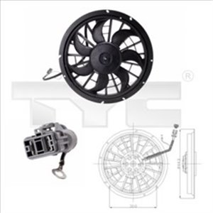 838-0001 Fan, engine cooling TYC - Top1autovaruosad