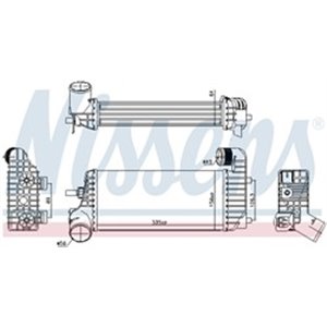 NISSENS 96221 - Intercooler fits: FORD FOCUS III 1.0-Electric 07.10-