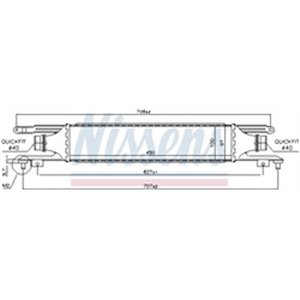 NISSENS 96589 - Intercooler fits: OPEL CORSA D 1.3D 07.06-08.14