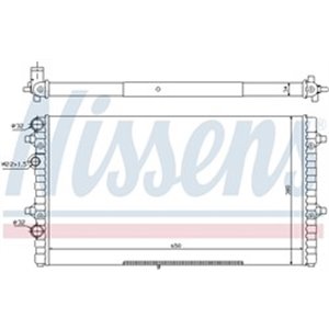 67302 Радиатор, охлаждение двигателя NISSENS - Top1autovaruosad