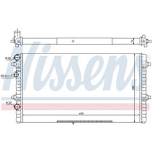 NISSENS 67302 - Engine radiator fits  SEA - Top1autovaruosad