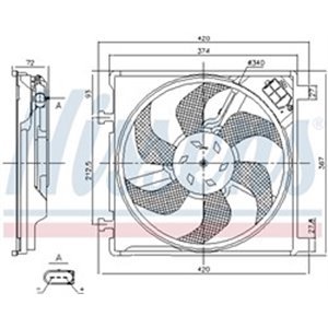 85868 Fan, engine cooling NISSENS - Top1autovaruosad