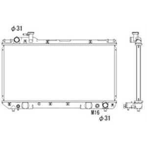 503988 Radiaator,mootorijahutus NRF - Top1autovaruosad