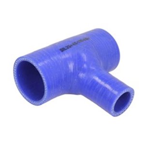 THERMOTEC SE25/45-105X60 - Cooling system silicone hose (25/45x60/105mm, reduction; T-connector, colour blue, 260/-60°C, tearing